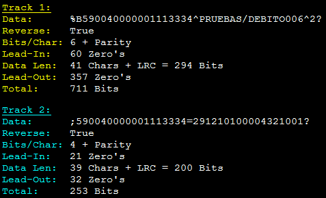 Oszi Waveform Analyzer - Magnetic Stripe Track Data