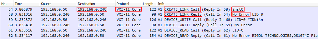 Oszi Waveform Analyzer - Wireshark XPI-11 protocol